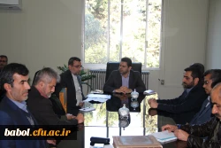 معارفه رابط حراست مرکز و هم اندیشی مسائل حراستی 
