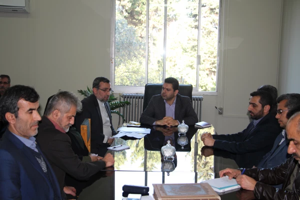 معارفه رابط حراست مرکز و هم اندیشی مسائل حراستی 
