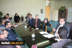 معارفه رابط حراست مرکز و هم اندیشی مسائل حراستی 
