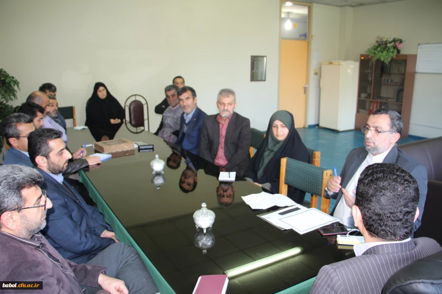 معارفه رابط حراست مرکز و هم اندیشی مسائل حراستی 
