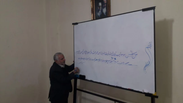 برگزاری سلسله جلسات آموزش خط با حضور استاد فرضی  2