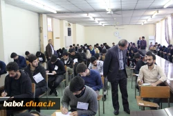 بازدید رئیس دانشگاه فر هنگیان استان جناب آقای دکتر اسلامی راد  از فرآیند برگزاری امتحانات پایان ترم  مرکز بابل  2