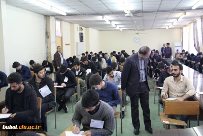 بازدید رییس دانشگاه فر هنگیان استان جناب آقای دکتر اسلامی راد  از فرآیند برگزاری امتحانات پایان ترم  مرکز بابل 