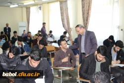 بازدید رئیس دانشگاه فر هنگیان استان جناب آقای دکتر اسلامی راد  از فرآیند برگزاری امتحانات پایان ترم  مرکز بابل  3