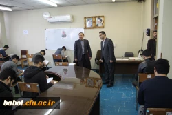 بازدید رئیس دانشگاه فر هنگیان استان جناب آقای دکتر اسلامی راد  از فرآیند برگزاری امتحانات پایان ترم  مرکز بابل  4