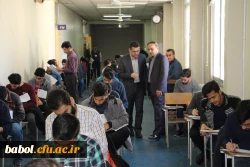 بازدید رئیس دانشگاه فر هنگیان استان جناب آقای دکتر اسلامی راد  از فرآیند برگزاری امتحانات پایان ترم  مرکز بابل  5