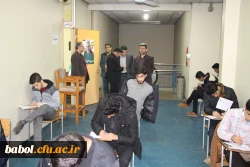 بازدید رئیس دانشگاه فر هنگیان استان جناب آقای دکتر اسلامی راد  از فرآیند برگزاری امتحانات پایان ترم  مرکز بابل  7