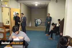 بازدید رئیس دانشگاه فر هنگیان استان جناب آقای دکتر اسلامی راد  از فرآیند برگزاری امتحانات پایان ترم  مرکز بابل  8