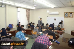 بازدید رئیس دانشگاه فر هنگیان استان جناب آقای دکتر اسلامی راد  از فرآیند برگزاری امتحانات پایان ترم  مرکز بابل  9