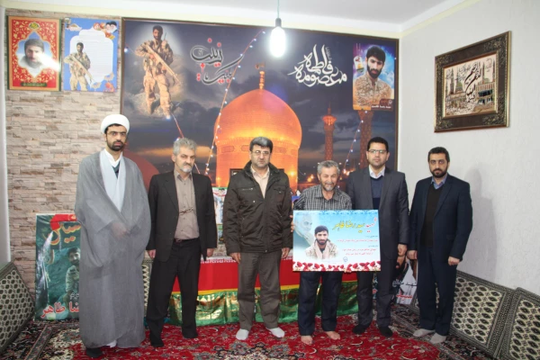 دیدار با خانواده شهید سید  رضا طاهر از شهدای مدافع حرم خان طومان 4