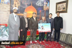 دیدار با خانواده شهید سید  رضا طاهر از شهدای مدافع حرم خان طومان 5