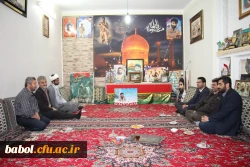 دیدار با خانواده شهید سید  رضا طاهر از شهدای مدافع حرم خان طومان 7
