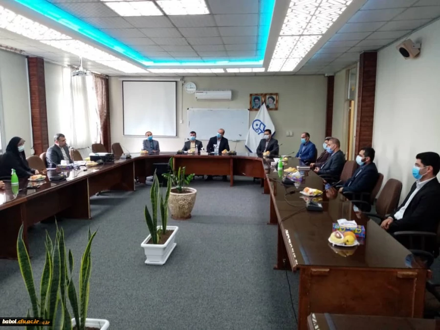 مراسم تودیع و معارفه مسئول حراست مرکز آموزش عالی شهید رجایی بابل 2