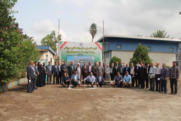 آیین کلنگ زنی مجموعه ورزشی چند منظوره مرکز آموزش عالی شهید رجایی بابل 5