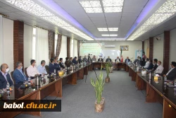 آیین کلنگ زنی مجموعه ورزشی چند منظوره مرکز آموزش عالی شهید رجایی بابل 7